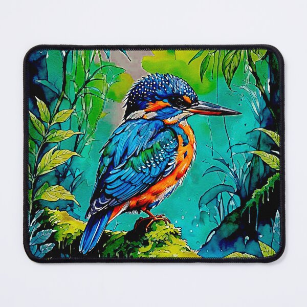 Item preview, Kingfisher perched designed and sold by Helios Be. Lavsh.