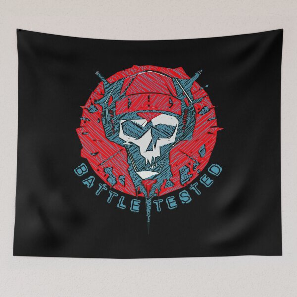 Item preview, Battle Tested Punk Skull Combat Inspired designed and sold by UNK-Fatigues.