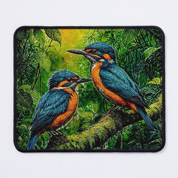 Item preview, Kingfisher perched#1 designed and sold by Helios Be. Lavsh.