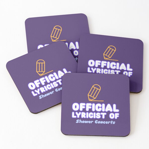 Item preview, Official Lyricist of Shower Concerts - songwriter  designed and sold by TaurusC95.