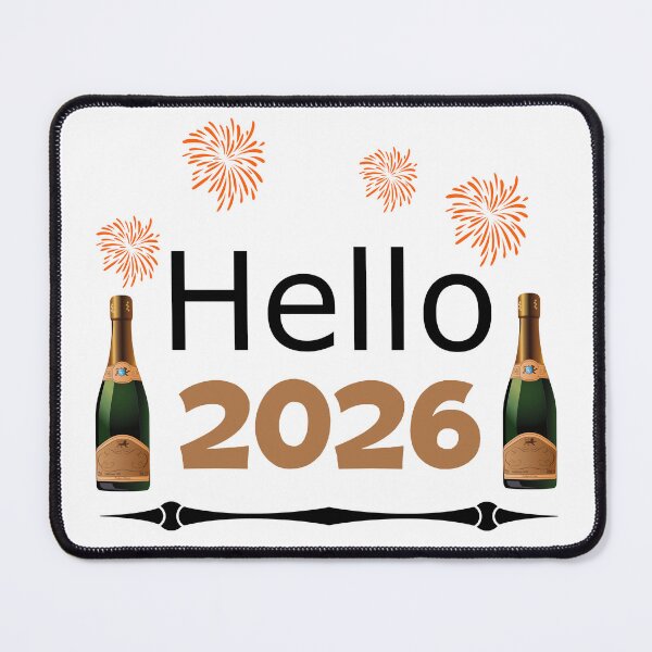 Item preview, Awesome Illustration of Hello 2026 Design designed and sold by jglawson676.