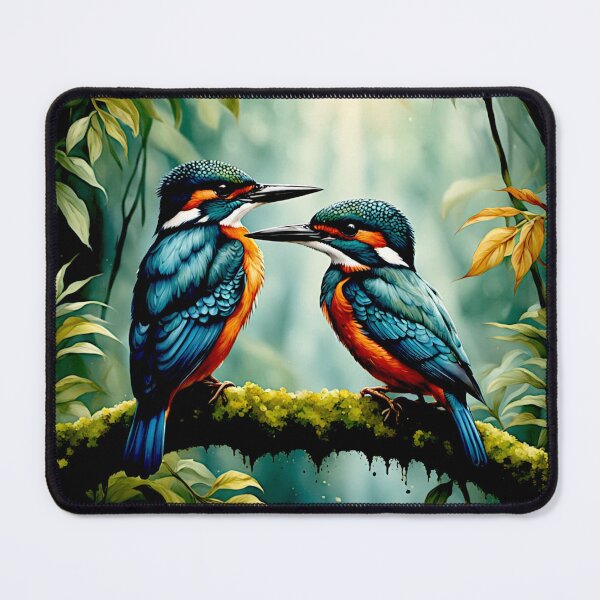 Item preview, Kingfisher perched#2 designed and sold by Helios Be. Lavsh.