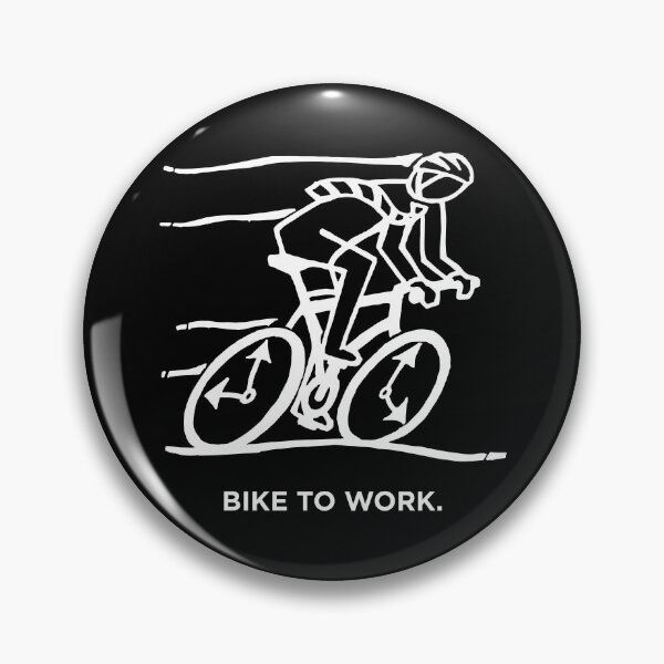 Item preview, Bike to Work - dark background designed and sold by Half Serious.