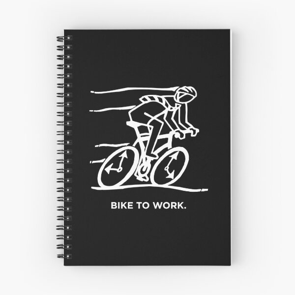 Item preview, Bike to Work - dark background designed and sold by Half Serious.