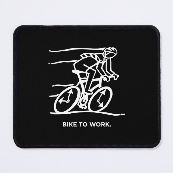 Item preview, Bike to Work - dark background designed and sold by Half Serious.