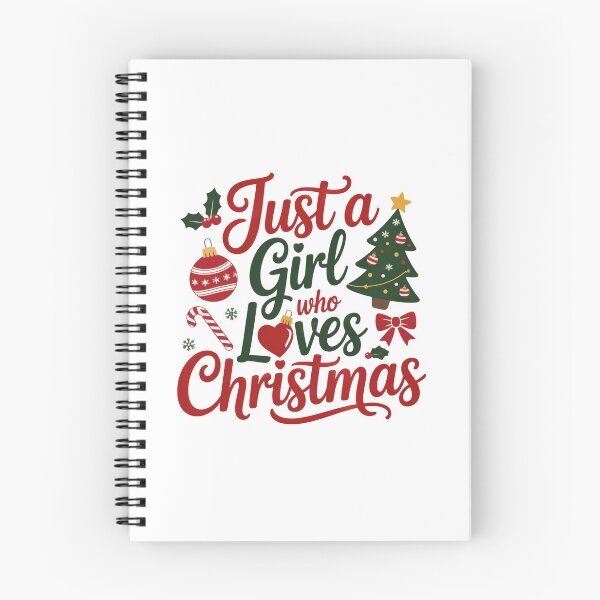 Item preview, Just a girl who loves Christmas 2025 designed and sold by Gogetgiggles.