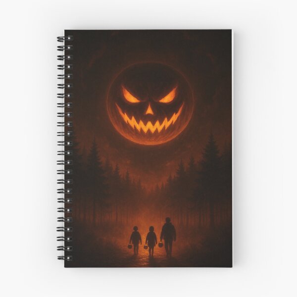 Item preview, Scary Halloween Art – Pumpkin Moon designed and sold by SavageTeamArt.