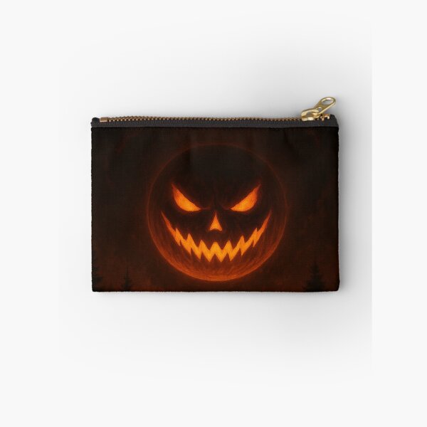 Item preview, Scary Halloween Art – Pumpkin Moon designed and sold by SavageTeamArt.