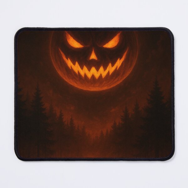 Item preview, Scary Halloween Art – Pumpkin Moon designed and sold by SavageTeamArt.
