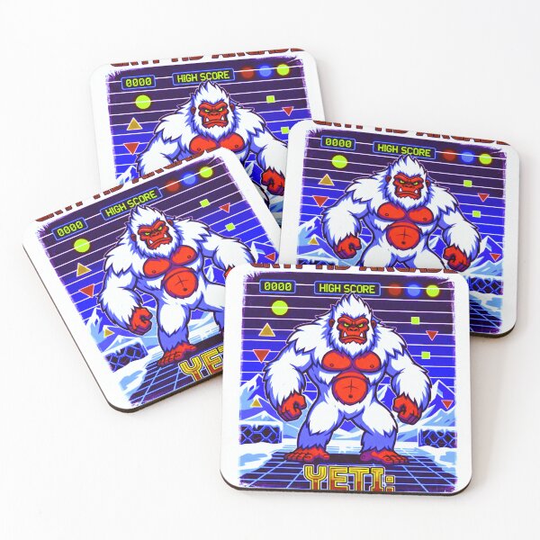 Artikelvorschau, Retro Arcade Yeti entworfen und verkauft von CyberdogStudios.