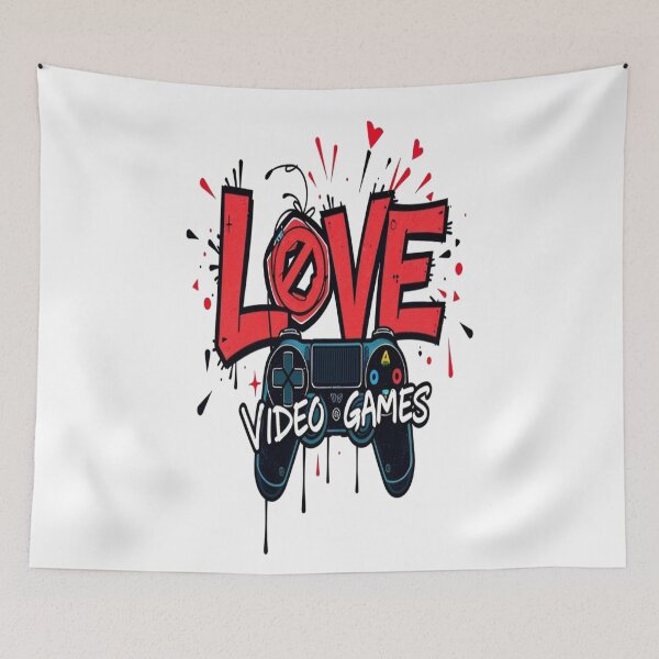 Item preview, love video games Valentine's Day designed and sold by atomsama.