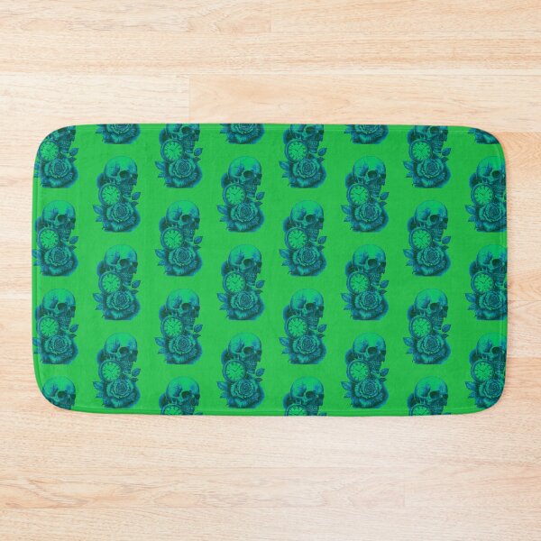 Item preview, Skull, timepiece & rose. Green designed and sold by TheTattooGuy.