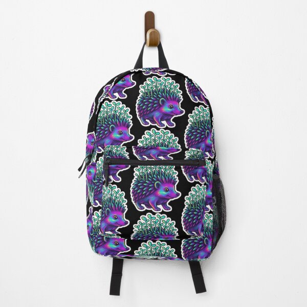 Item preview, Neon Microgreen Hedgehog – Psychedelic Animal Art | Microgreen Animals designed and sold by JacobKAurumhead.