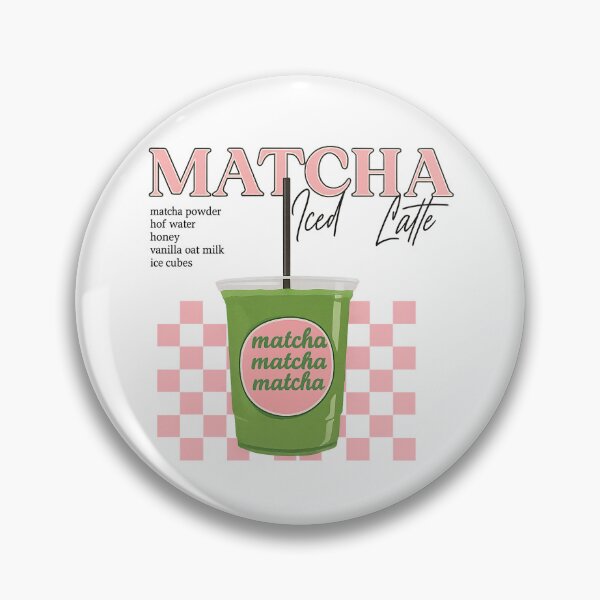 Artikelvorschau, Matcha Iced Latte Ästhetik – Grüntee-Getränkedesign entworfen und verkauft von CapyToon.