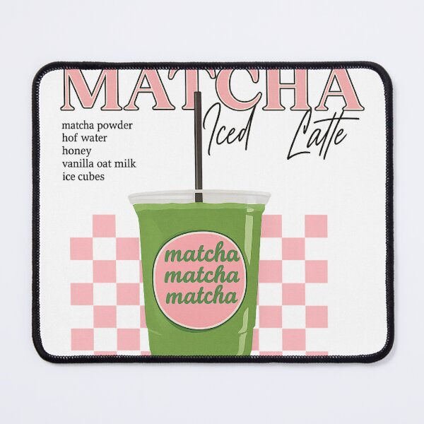 Item preview, Matcha Iced Latte Aesthetic – Green Tea Drink Design designed and sold by CapyToon.