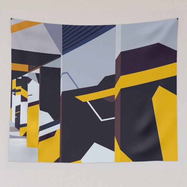 Item preview, Thamesmead Estate Graphic Abstract -  designed and sold by waltzermitty.