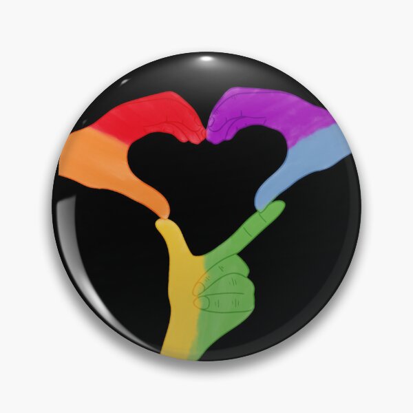 Item preview, 3 of Hearts, Rainbow flag colors designed and sold by EBParsley.