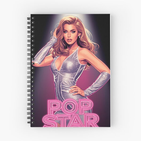 Artikelvorschau, Popstar Retro 80er – Glänzendes Silber-Outfit entworfen und verkauft von CapyToon.