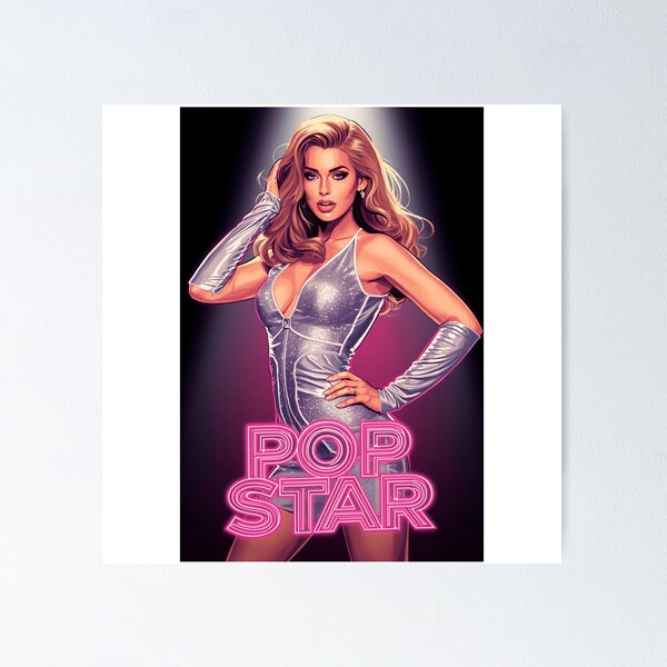 Item preview, Pop Star Retro 80s – Shiny Silver Outfit designed and sold by CapyToon.