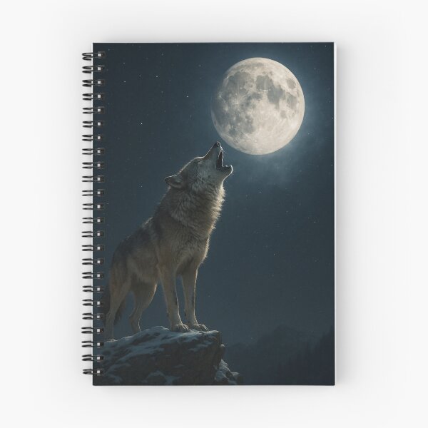 Item preview, Mystic Halloween Art – Howling Wolf at Full Moon designed and sold by SavageTeamArt.