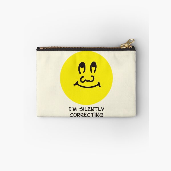 Item preview, Silently Correcting Your Grammar Snarky Face Art designed and sold by Victor Shadehorn.