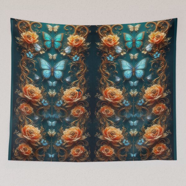 Item preview, butterflies and roses designed and sold by kshipley52.