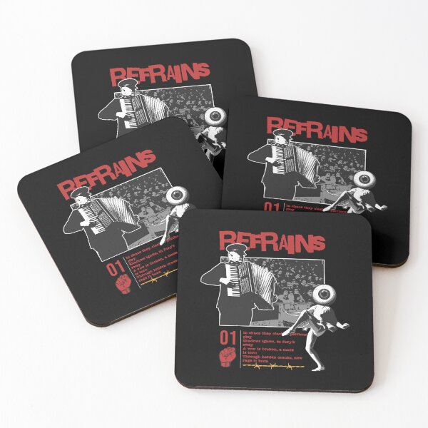 Aperçu de l'œuvre Refrains Rétro Musique Art Design créée et vendue par cybersilverhand.
