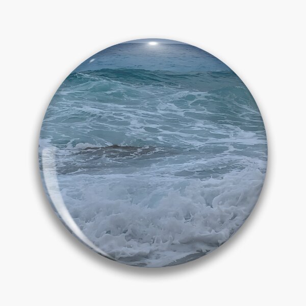 Item preview, Turquoise Ocean Waves Under Cloudy Sky designed and sold by Torizo.