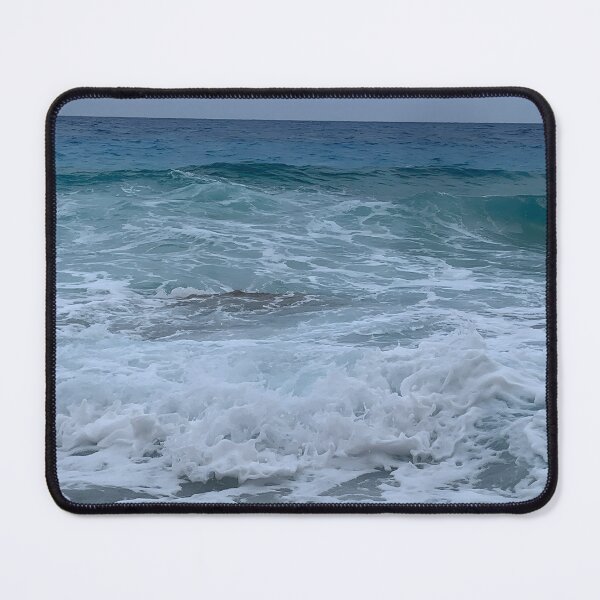 Item preview, Turquoise Ocean Waves Under Cloudy Sky designed and sold by Torizo.