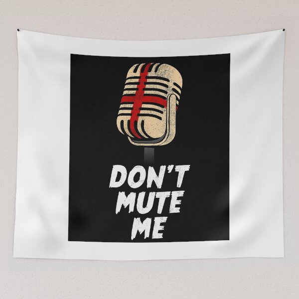 Item preview, Don’t Mute Me – Retro Microphone British Protest Design designed and sold by Boski22.