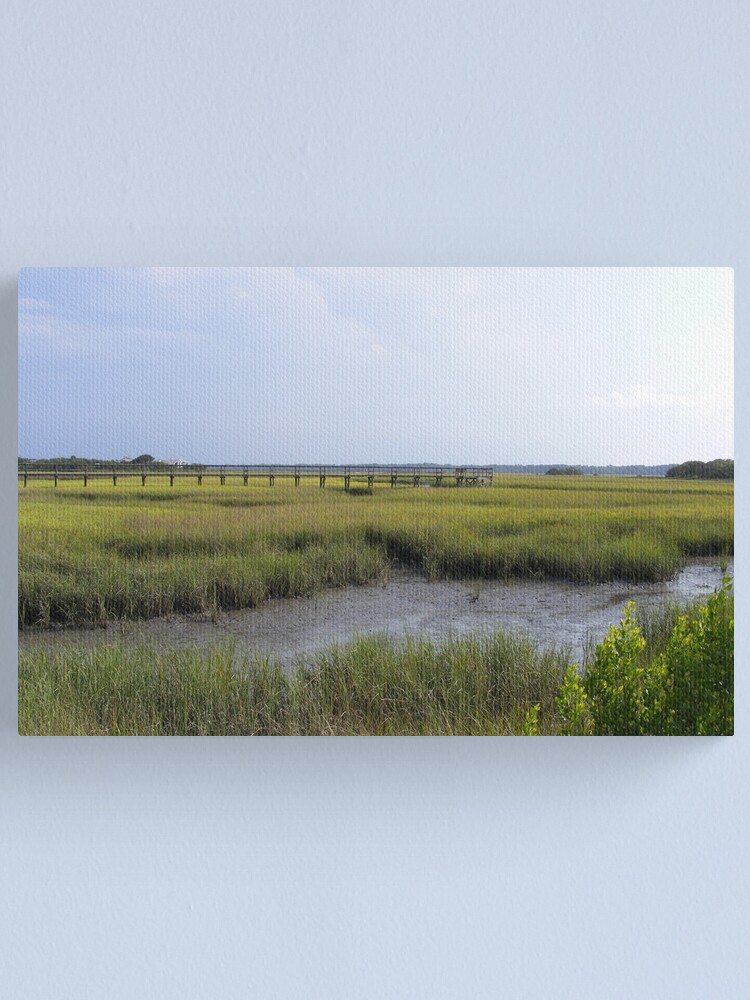 Thumbnail 1 of 3, Canvas Print, Matanzas River tidal marsh , St. Augustine ,Florida designed and sold by jim1911.