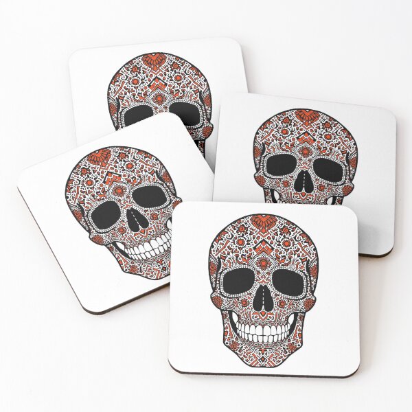 Item preview, Ornamental Skull – Gothic Sugar Skull Pattern designed and sold by ZYNORAworld.