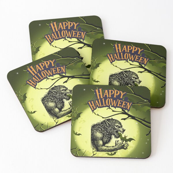 Item preview, Werewolf's Happy Halloween (TG) designed and sold by CivitanMedia.