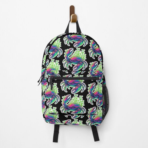Item preview, Neon Microgreen Crab – Psychedelic Animal Art | Microgreen Animals designed and sold by JacobKAurumhead.