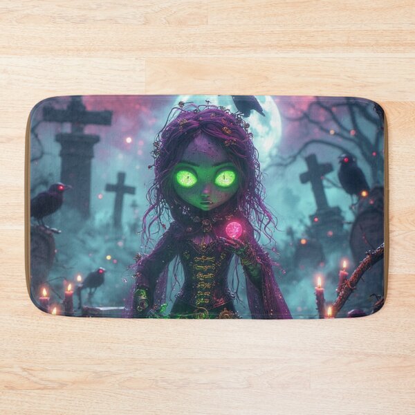 Item preview, Enchanted Purple Witch Moon Ritual - Spooky Halloween Sticker & T-Shirt designed and sold by Eden Underground Radio (Official Merch).