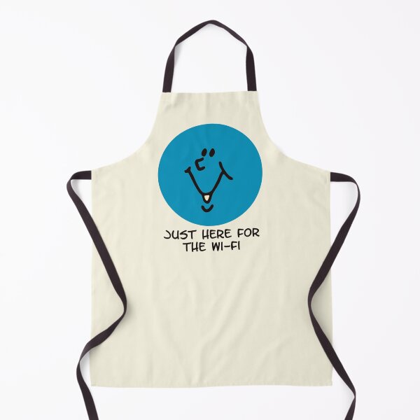 Item preview, Just Here for the Wi-Fi Funny Blue Face Art designed and sold by Victor Shadehorn.