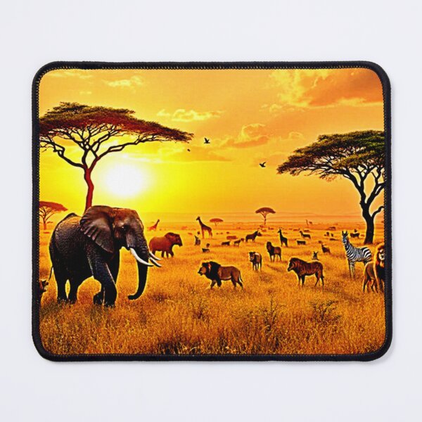 Item preview, African Sunset Safari Majesty Design designed and sold by Health And Fitness Posts e-Store.