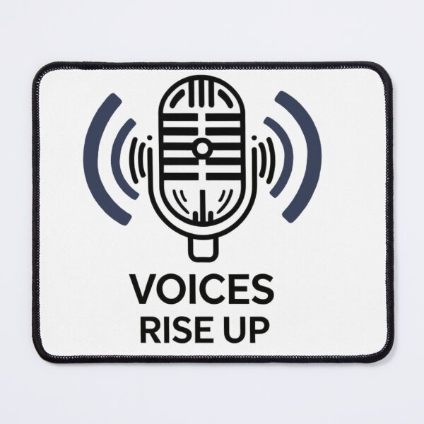 Item preview, Voices Rise Up – Retro Microphone Protest Design designed and sold by Boski22.