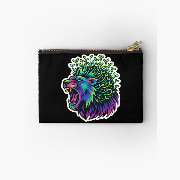 Item preview, Neon Microgreen Lion – Psychedelic Animal Art | Microgreen Animals designed and sold by JacobKAurumhead.