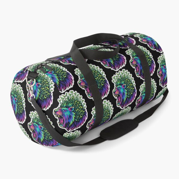 Item preview, Neon Microgreen Lion – Psychedelic Animal Art | Microgreen Animals designed and sold by JacobKAurumhead.