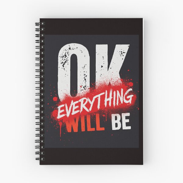 Item preview, Everything Will Be OK – Grunge Motivational Vintage Design designed and sold by Boski22.