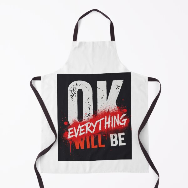 Item preview, Everything Will Be OK – Grunge Motivational Vintage Design designed and sold by Boski22.