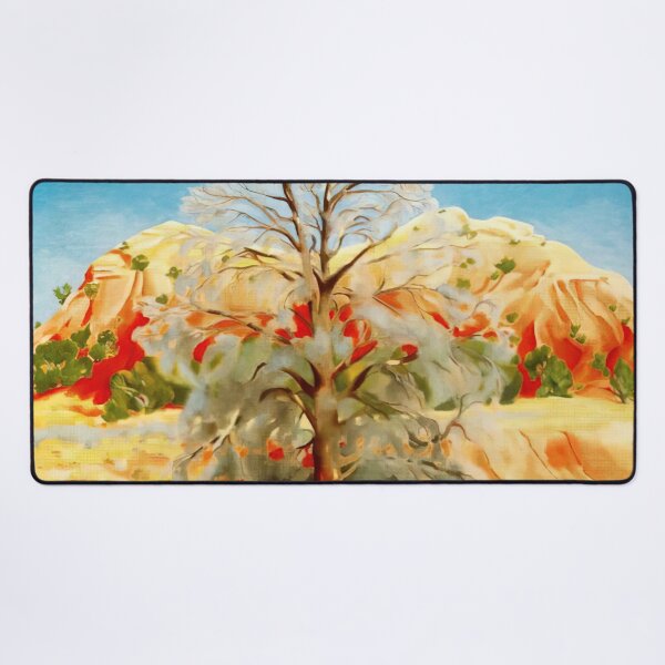 Item preview, Dead Tree With Pink Hill By Georgia O'keeffe designed and sold by LOIKAMT.