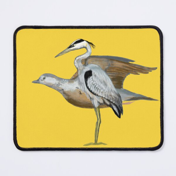 Item preview, A heron and an oriental turtle dove designed and sold by greenPQBstudio.