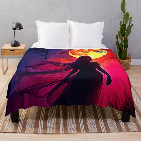 Item preview, Red Moon Shadow Woman Mystery Design designed and sold by Health And Fitness Posts e-Store.