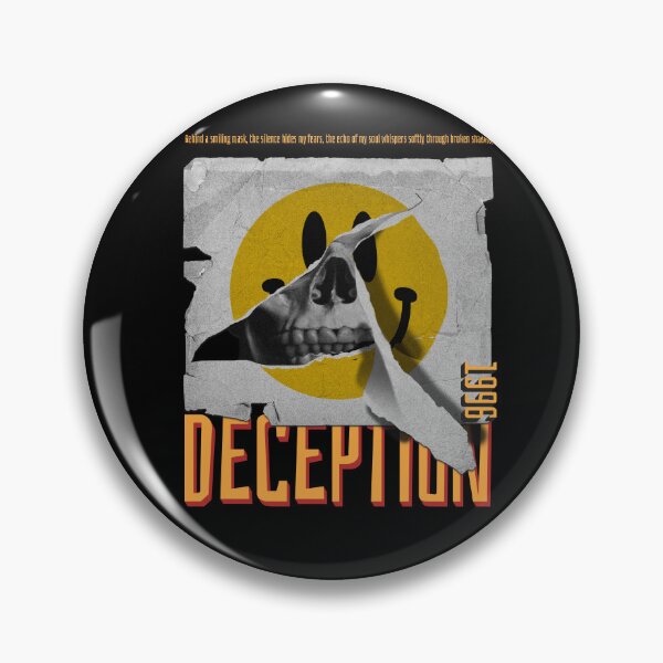 Item preview, Deception Smiley Skull Streetwear Design designed and sold by cybersilverhand.