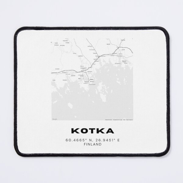 Artikelvorschau, Kotka Finnland Karte | Minimalistisches skandinavisches Stadtposter entworfen und verkauft von RM-Journey.