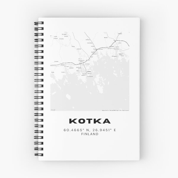 Artikelvorschau, Kotka Finnland Karte | Minimalistisches skandinavisches Stadtposter entworfen und verkauft von RM-Journey.