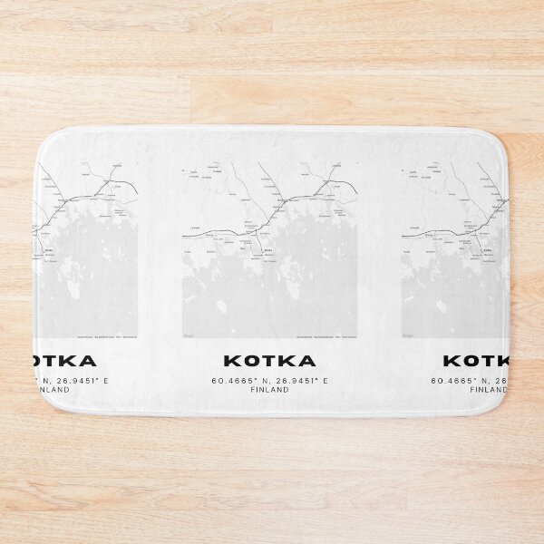 Artikelvorschau, Kotka Finnland Karte | Minimalistisches skandinavisches Stadtposter entworfen und verkauft von RM-Journey.