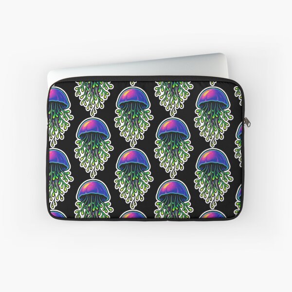 Item preview, Neon Microgreen Jellyfish – Psychedelic Animal Art | Microgreen Animals designed and sold by JacobKAurumhead.